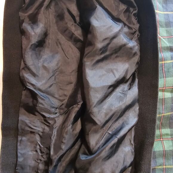 Vintage Walker Brothers Golf Plaid Silk Windbreaker Jacket V-neck Men's XXL 3401 - Picture 5 of 8